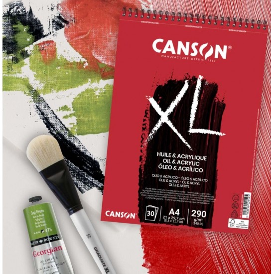 Canson XL Oil and Acrylic 290 gsm 30 sheets Canson XL Oil and Acrylic 290 gsm 30 sheets